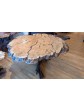 Phenomenal Red Oak Burl Dining Table